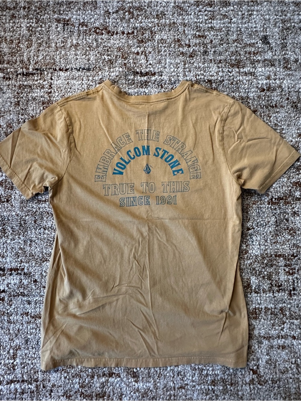 Volcom Men’s Short Sleeve Tee - Mustard Gold